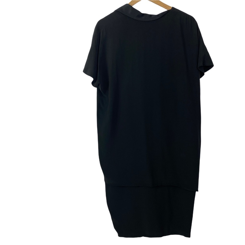 BR Banana republic dress black lagen look dress layered size 12 casual dress - Picture 6 of 11